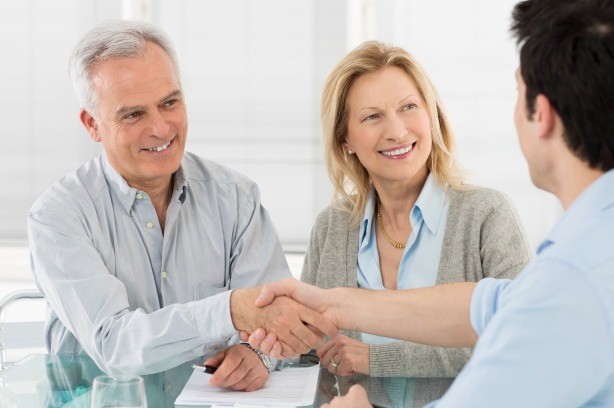 Happy Couple following Estate Planning Session